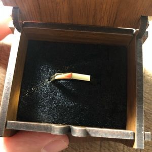 Edged ring, 925 sterling sliver ring